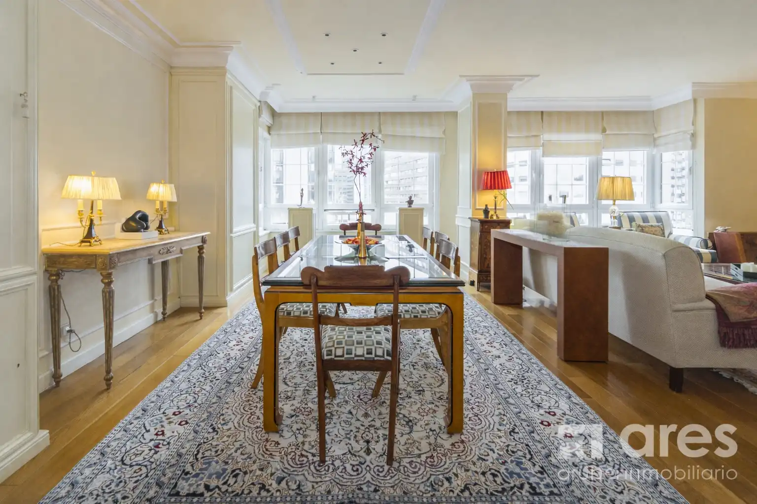 Dining room of Flat for sale in Madrid  with Air Conditioner, Heating and Private garden