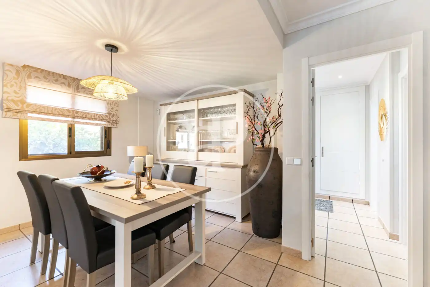 Comedor de Casa adosada en venta en  Palma de Mallorca con Aire acondicionado, Calefacción y Jardín privado