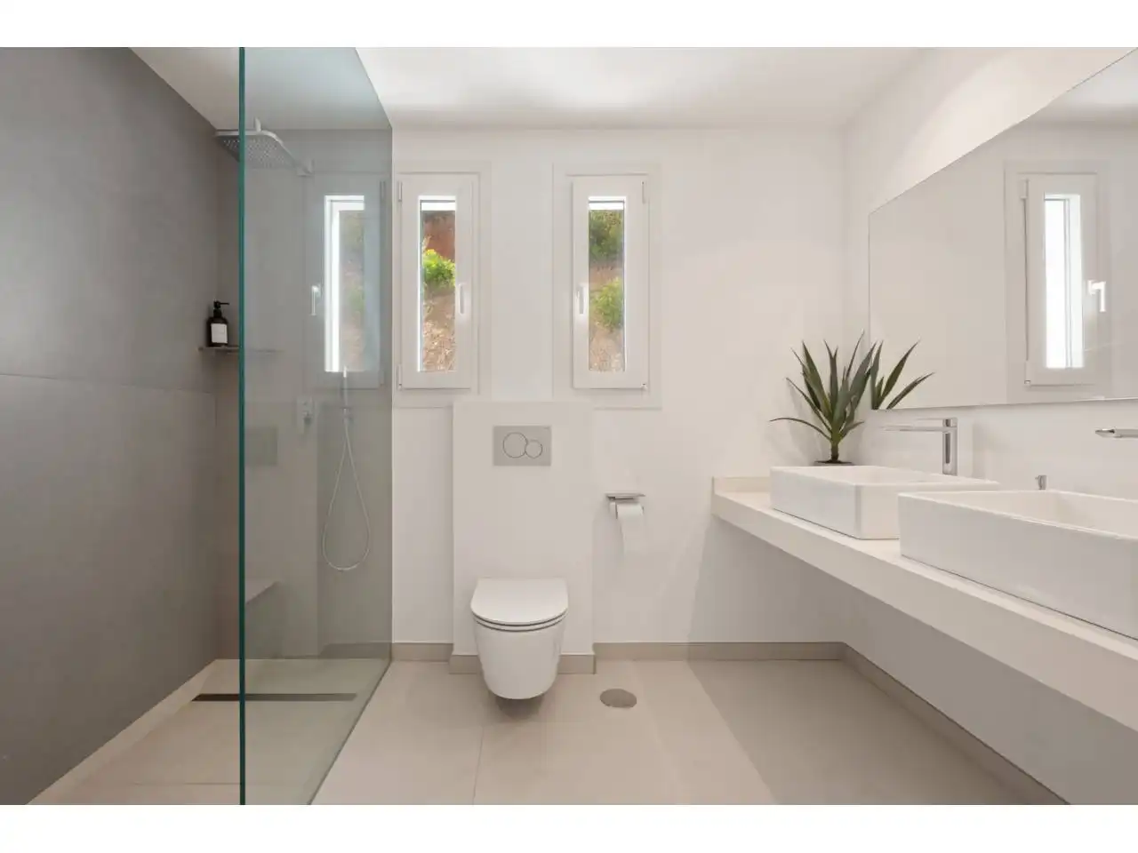 Baño de Casa o chalet en venta en Ojén con Aire acondicionado, Calefacción y Jardín privado