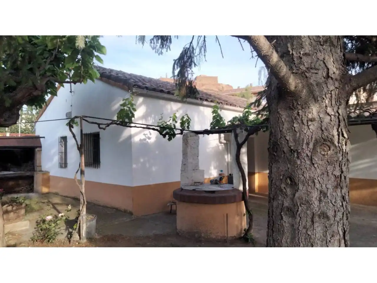Vista exterior de Casa o chalet en venta en Monzón con Jardín privado, Terraza y Amueblado