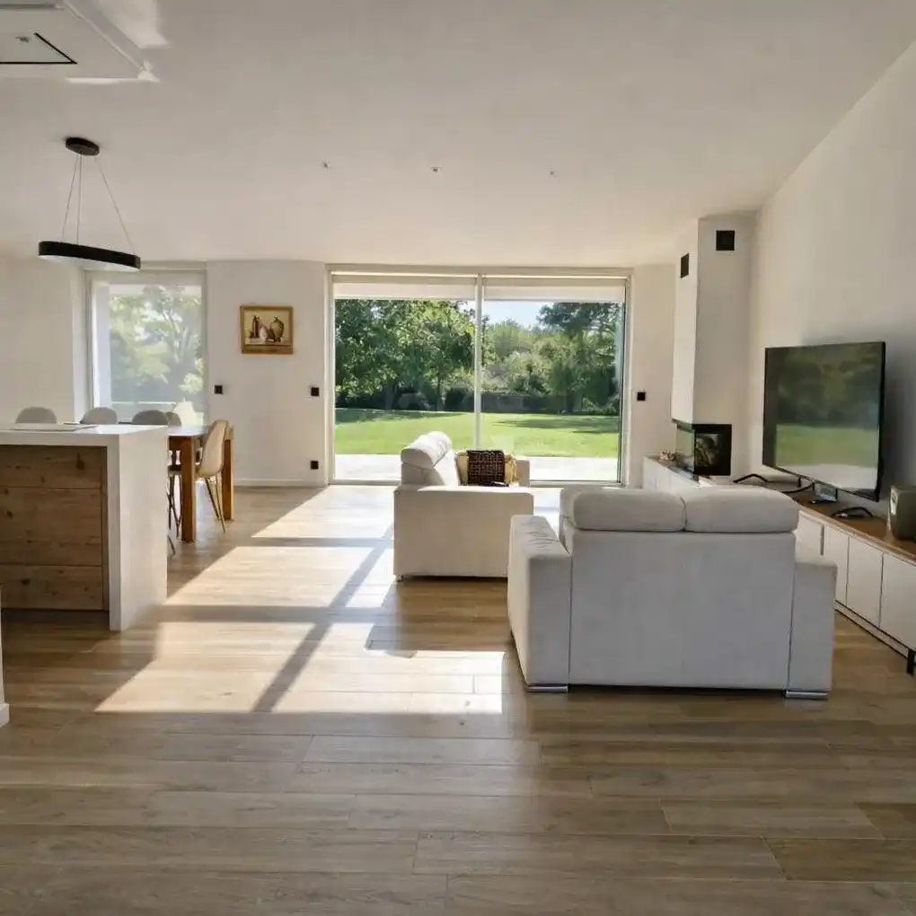 Sala d'estar de Casa o xalet en venda en Asparrena amb Calefacció i Jardí privat