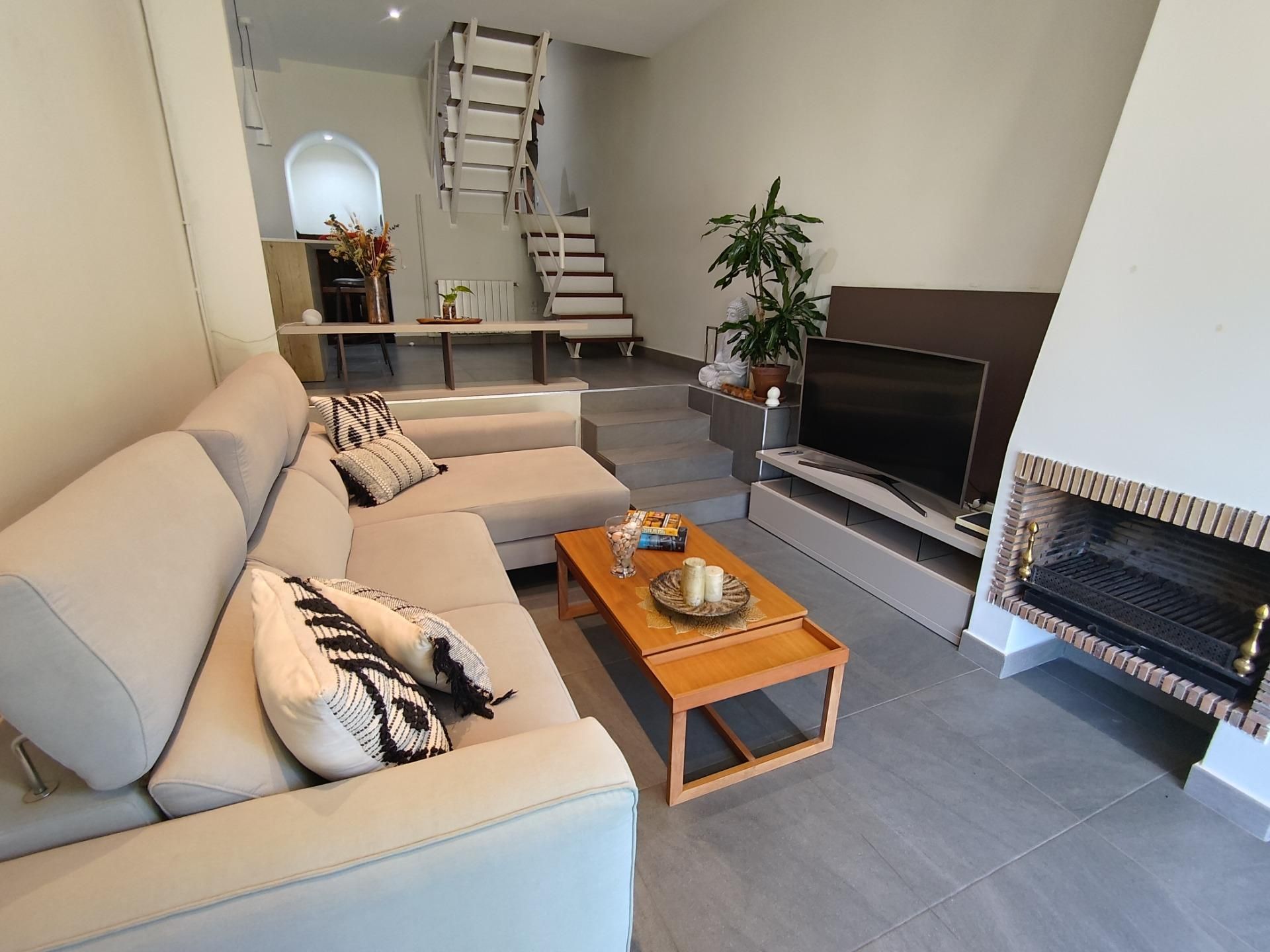 Living room of Single-family semi-detached for sale in  Tarragona Capital  with Heating, Terrace and Storage room