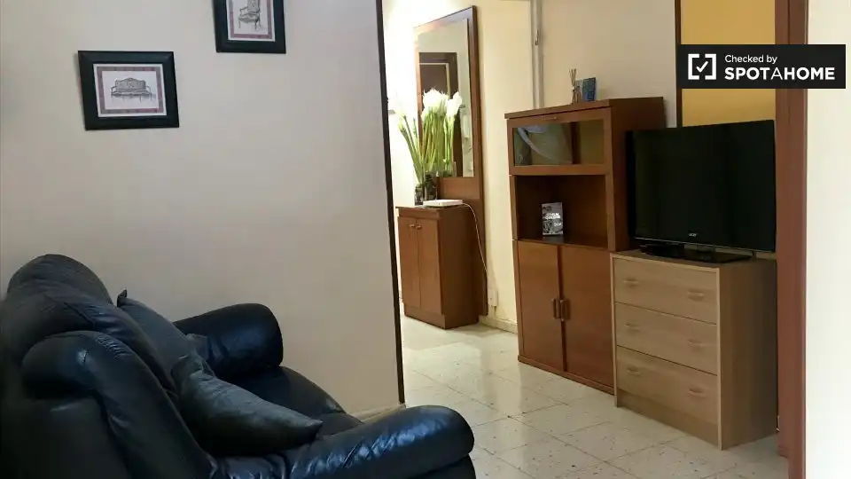 Sala de estar de Piso de alquiler en Alcalá de Henares con Aire acondicionado, Calefacción y Amueblado
