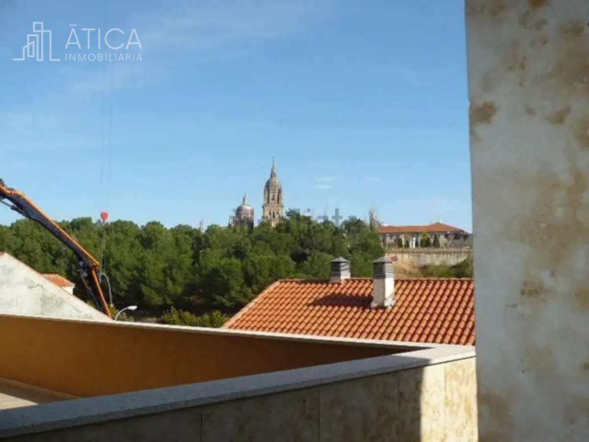 Vista exterior de Pis de lloguer en Salamanca Capital amb Calefacció, Terrassa i Moblat
