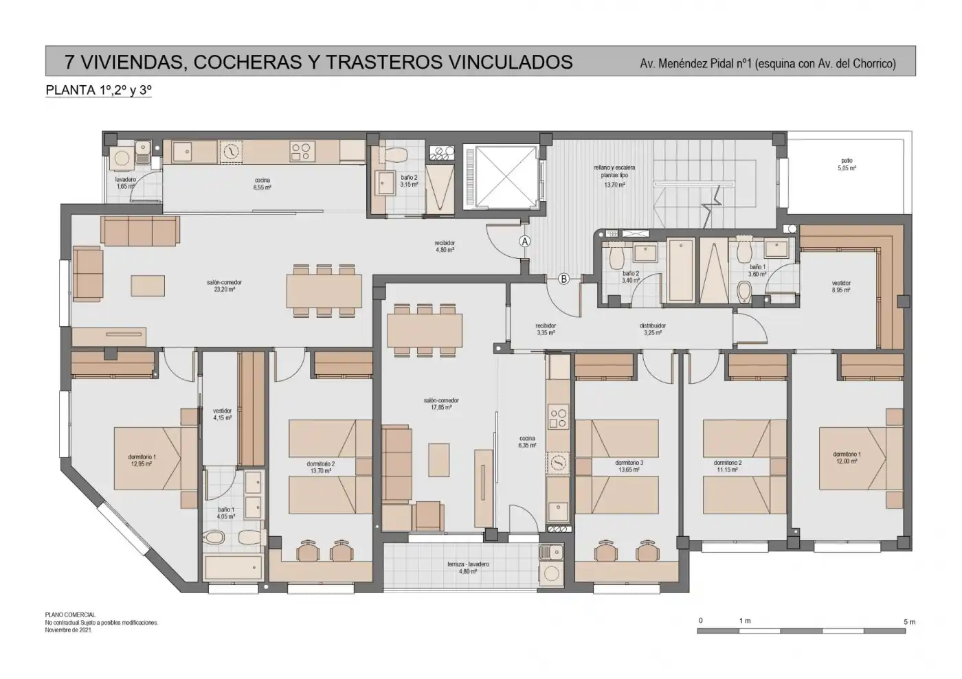 Wohnung mit Garten zum Verkauf in Casco Urbano, imagen 2