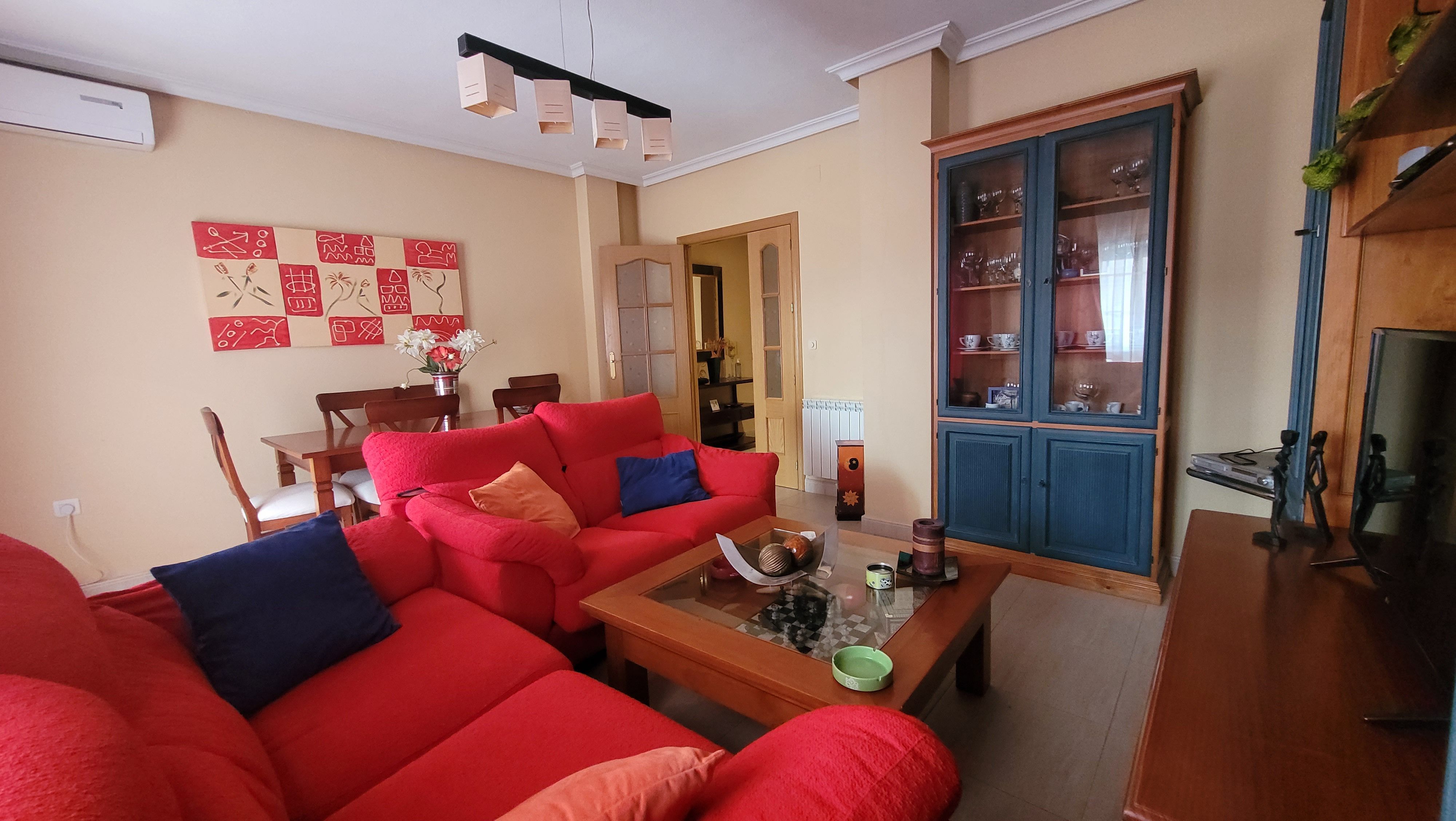 Sala d'estar de Àtic de lloguer en Puertollano amb Aire condicionat, Calefacció i Terrassa