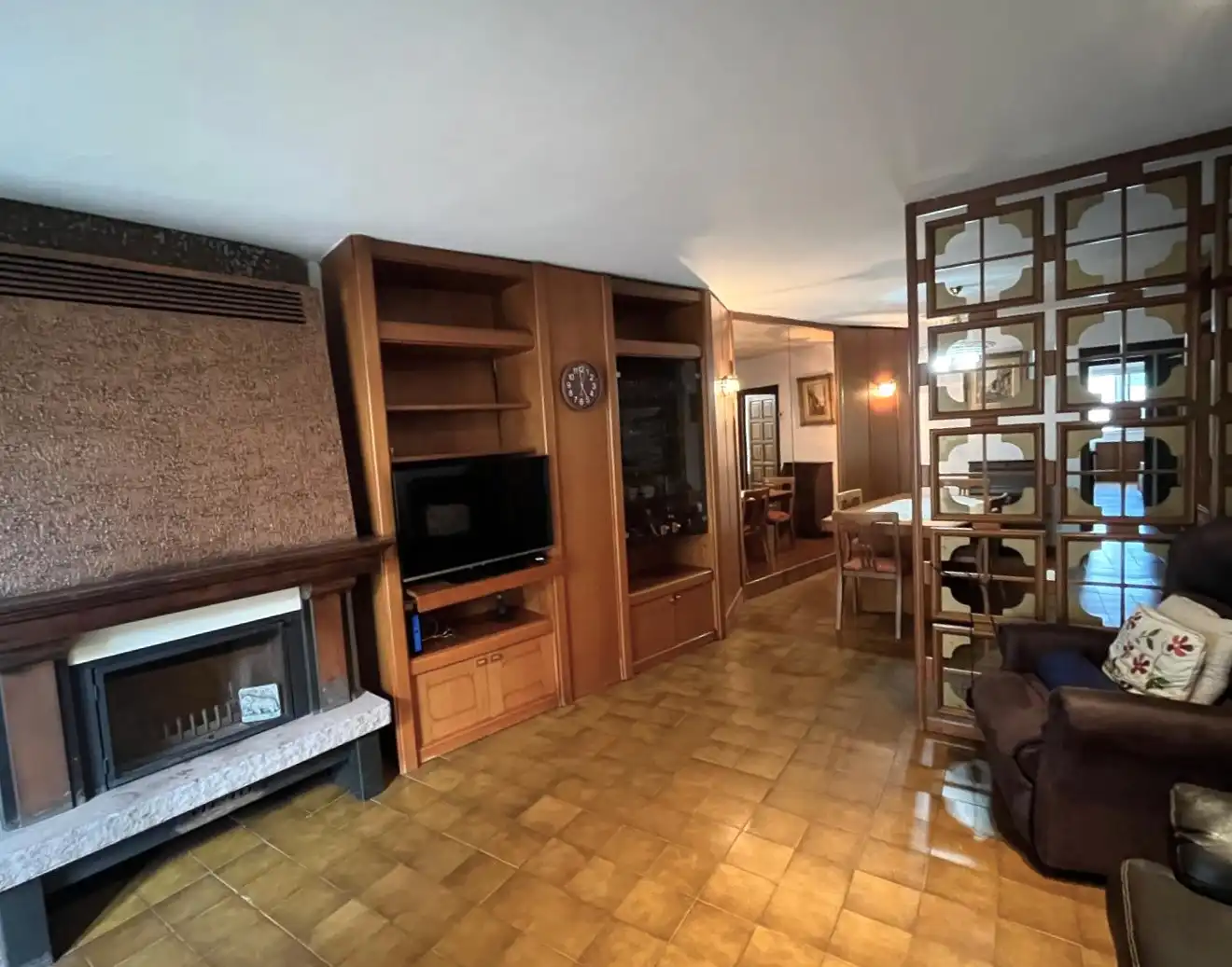 Living room of Flat for sale in Palamós  with Heating, Terrace and Furnished