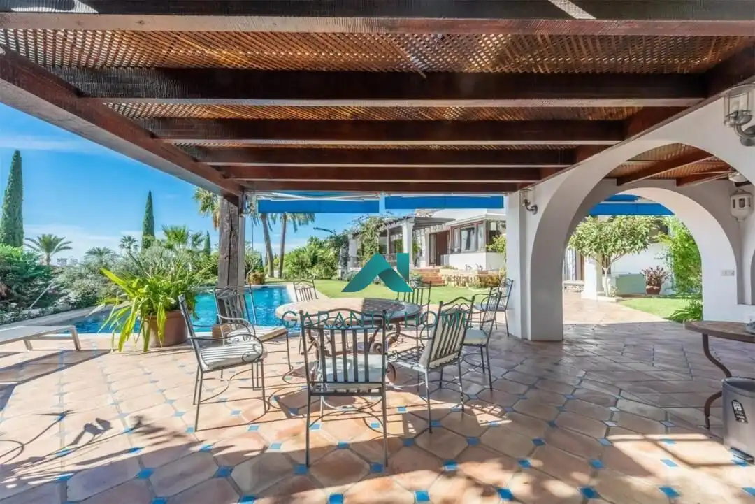 Terrassa de Casa o xalet en venda en Marbella amb Aire condicionat, Calefacció i Jardí privat
