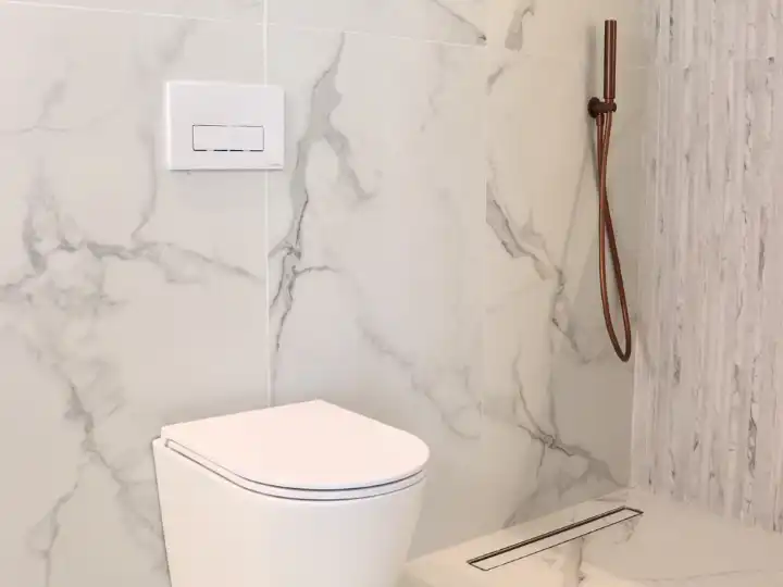 Bathroom of Houses for sale in Nueva Santa Barbara - Cruz de Gracia