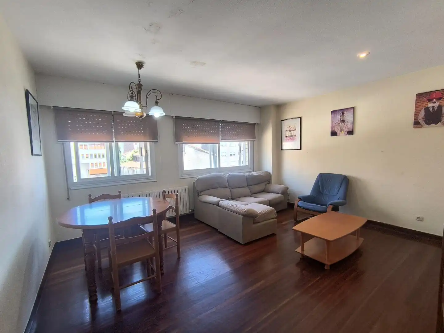 Wohnzimmer von Maisonette zur Miete in Santiago de Compostela  mit Heizung und Möbliert