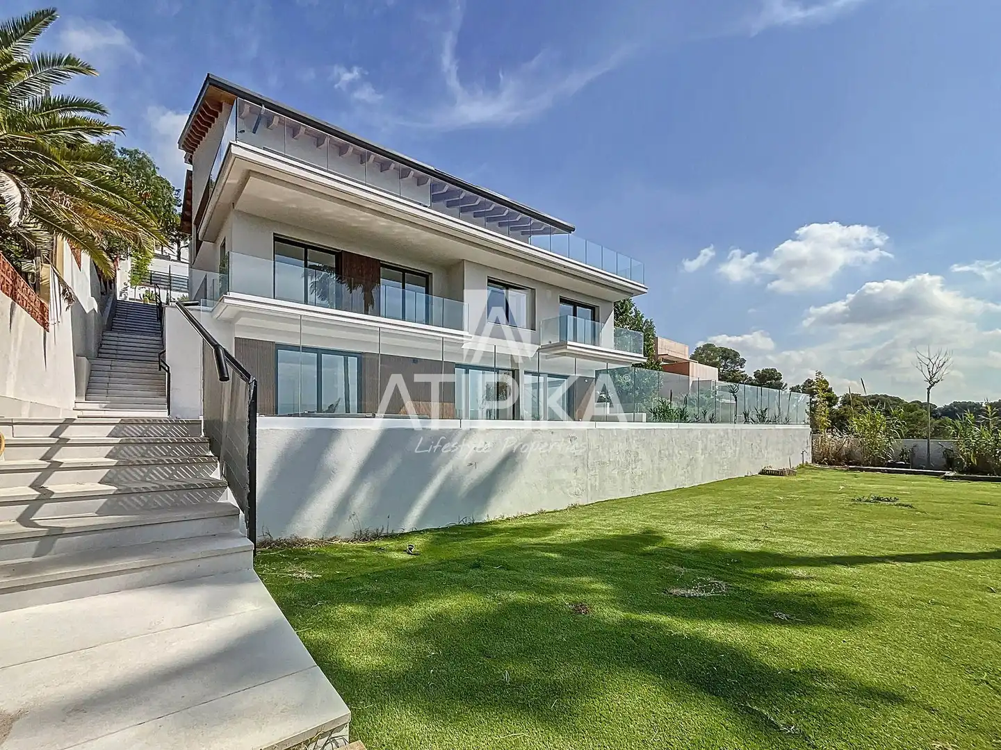 Exterior view of Houses for rent in Castelldefels  with Air Conditioner, Heating and Terrace