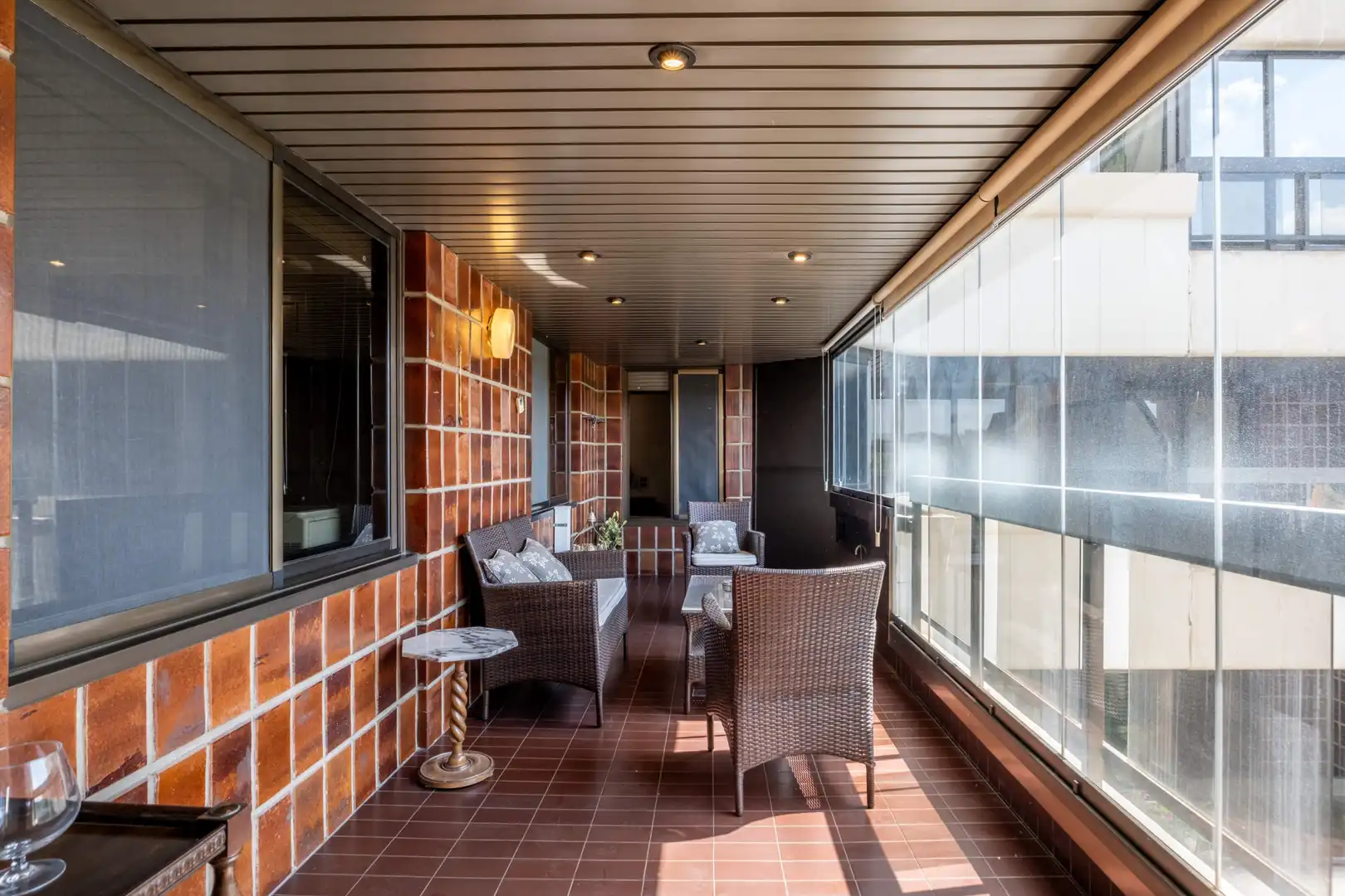 Terrasse von Wohnung zum Verkauf in Zaragoza mit Klimaanlage, Heizung und Parkett