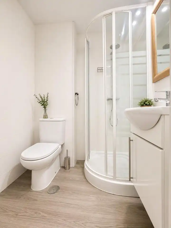 Badezimmer von Wohnung zur Miete in Segovia mit Heizung, Terrasse und Möbliert