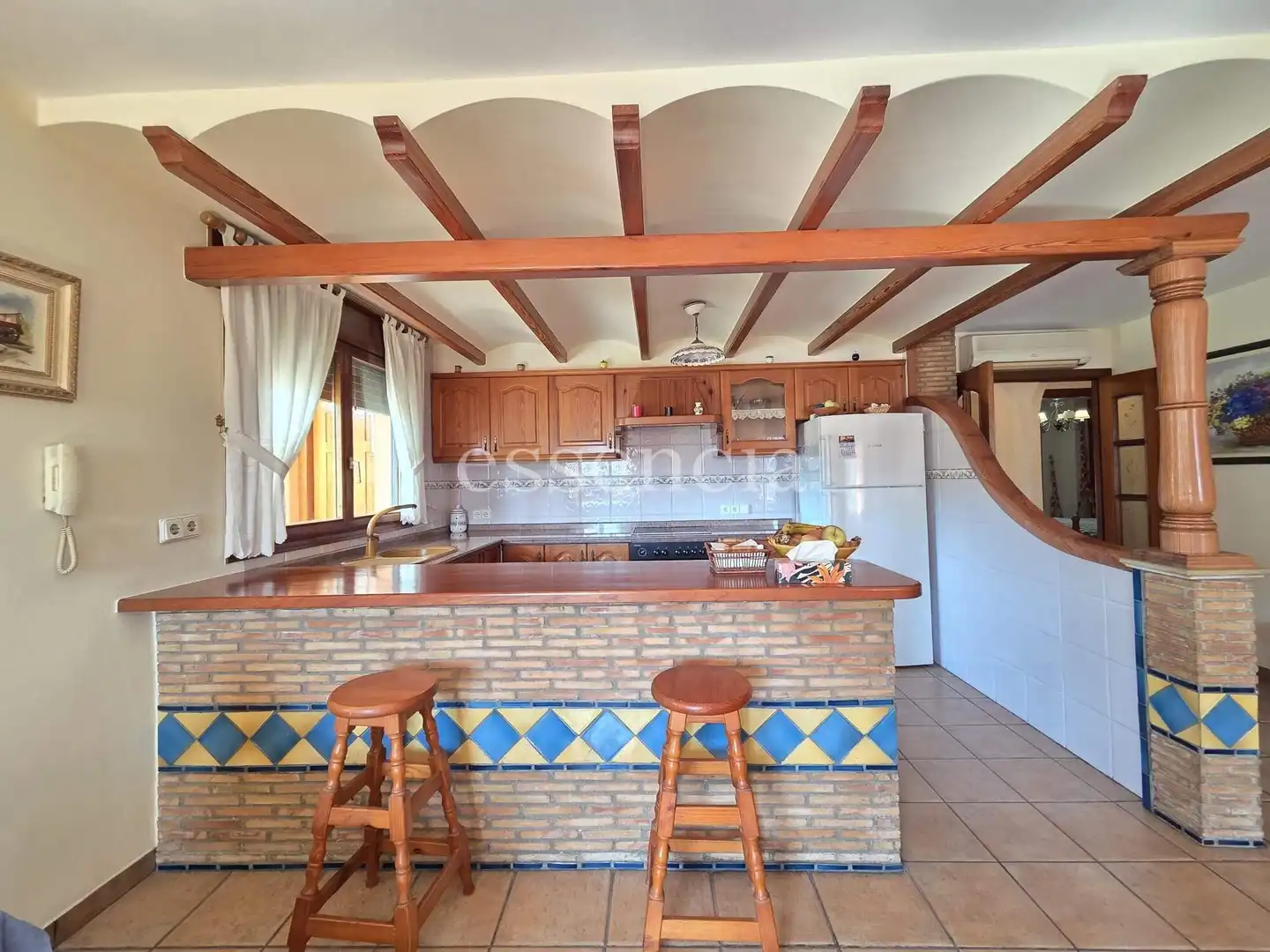 Cuina de Casa o xalet en venda en Alfauir amb Aire condicionat, Jardí privat i Terrassa