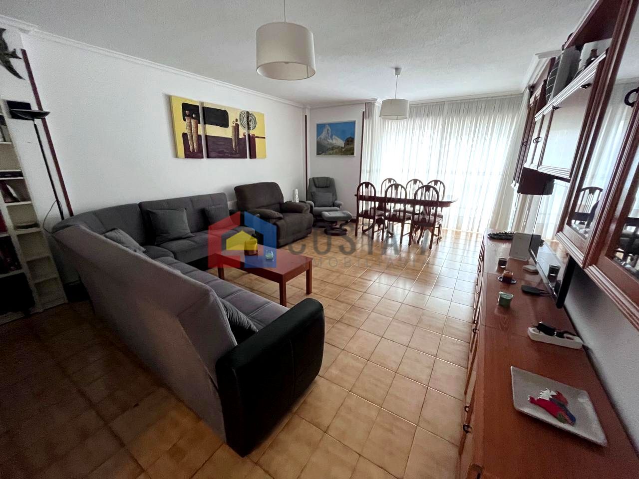 Living room of Flat for sale in Noja  with Terrace and Furnished