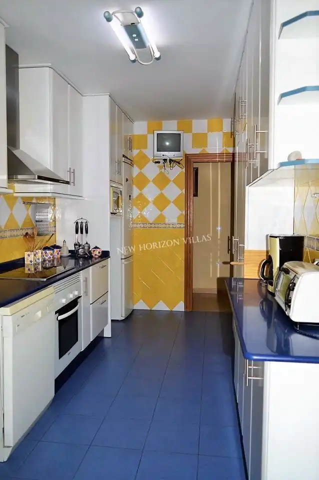 Kitchen of Apartments for sale in Mojácar  with Air Conditioner, Terrace and Furnished