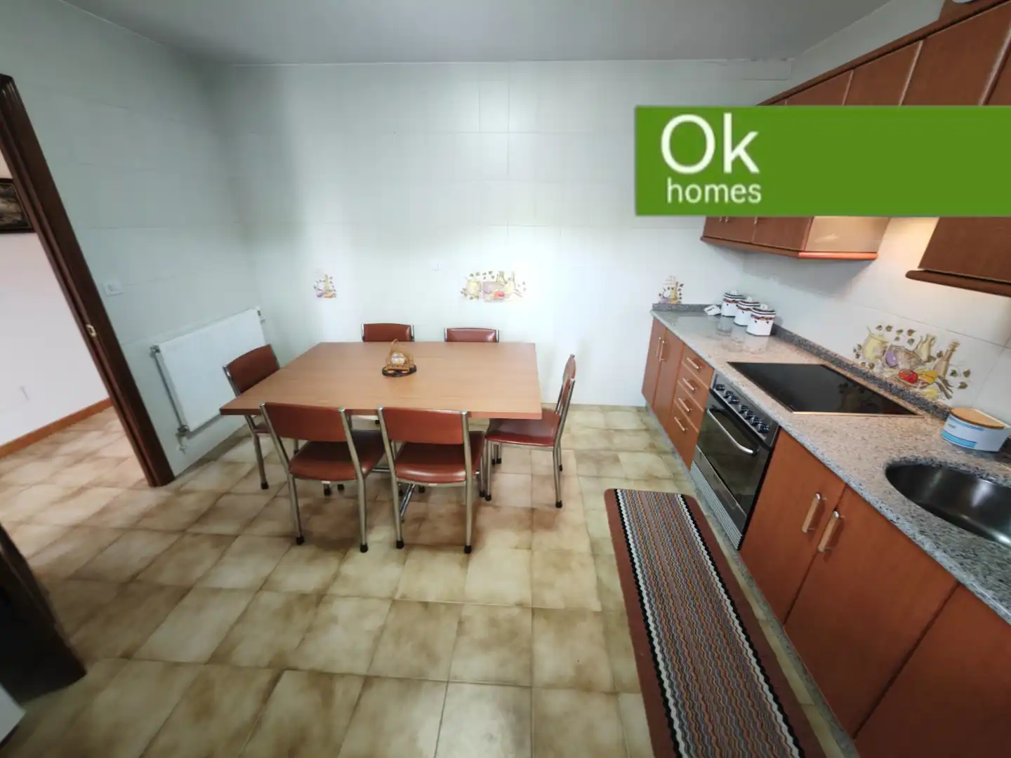 Cocina de Casa o chalet en venta en Mesía con Calefacción, Jardín privado y Parquet