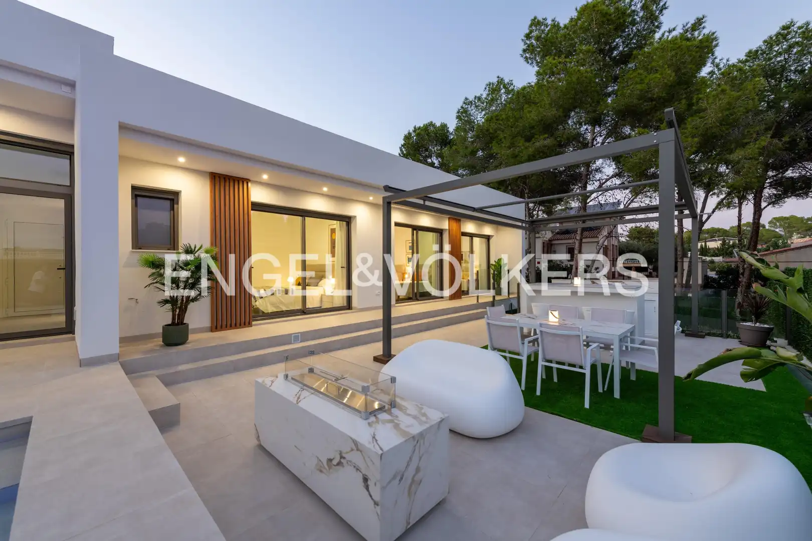 Terraza de Casa o chalet en venta en Pilar de la Horadada con Aire acondicionado, Calefacción y Jardín privado