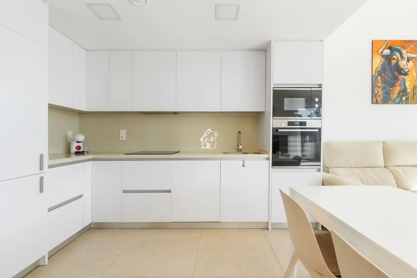 Cocina de Casa o chalet de alquiler en Guardamar del Segura con Aire acondicionado, Jardín privado y Terraza
