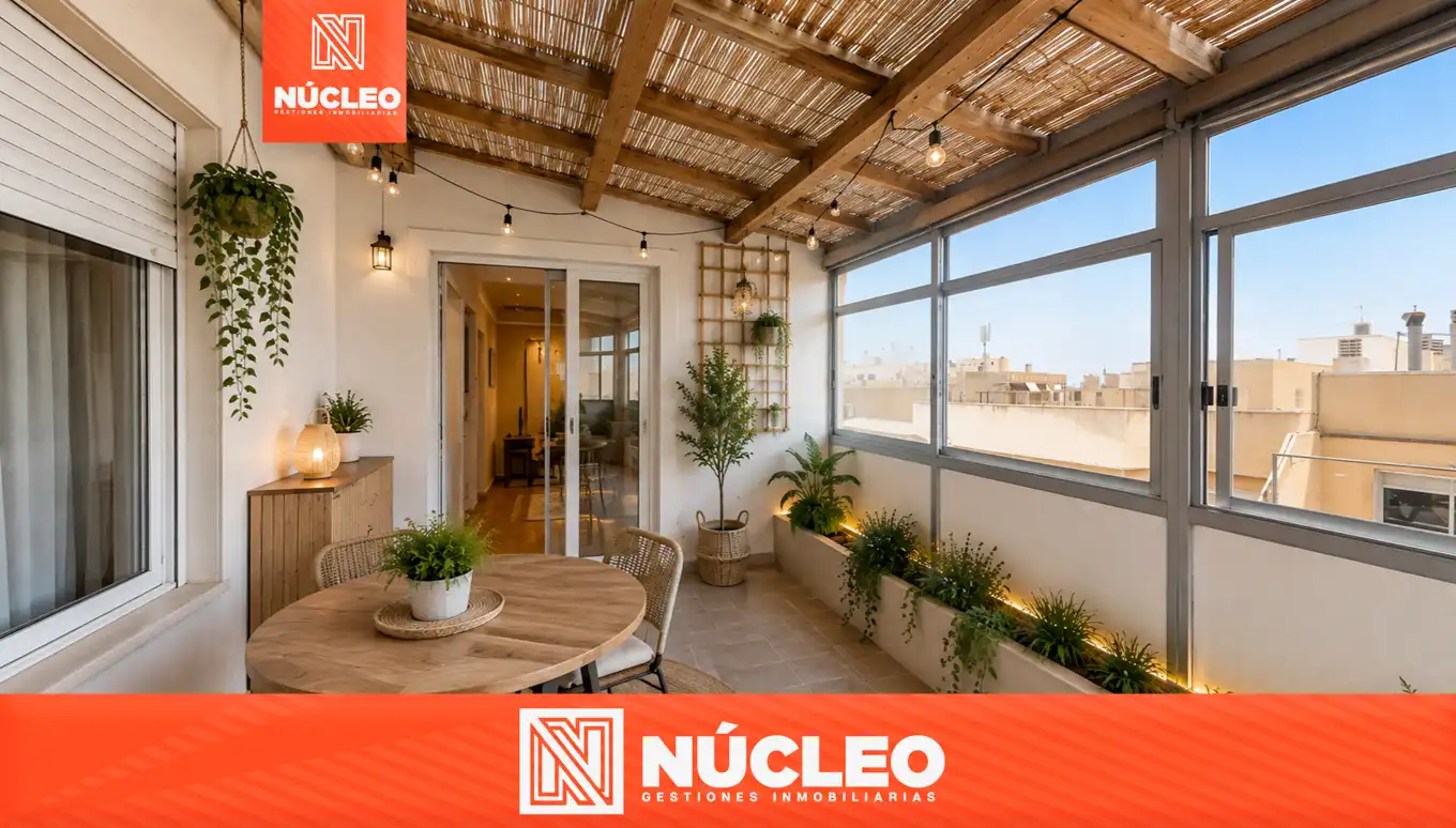 Terraza de Piso en venta en Alicante / Alacant con Terraza y Amueblado