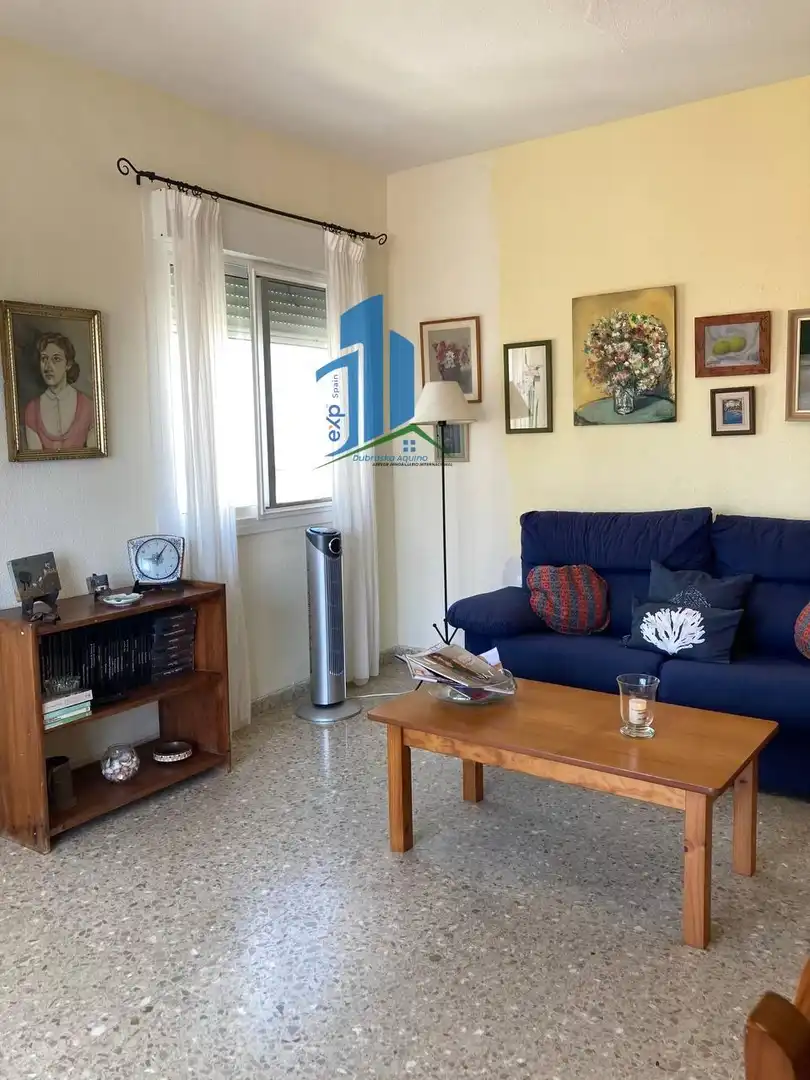 Sala de estar de Piso en venta en Sueca con Terraza, Trastero y Piscina comunitaria