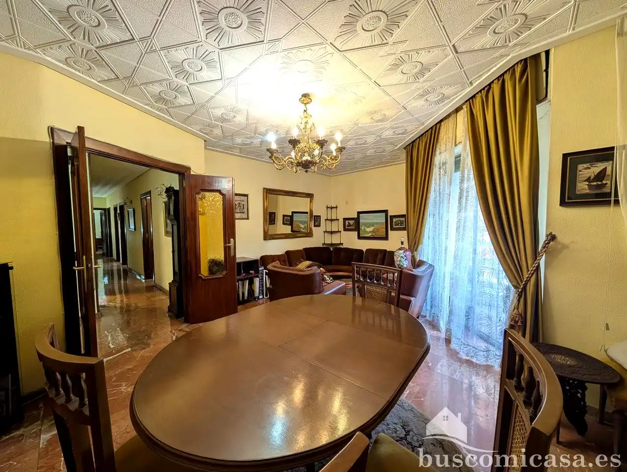 Dining room of Flat for sale in Linarejos