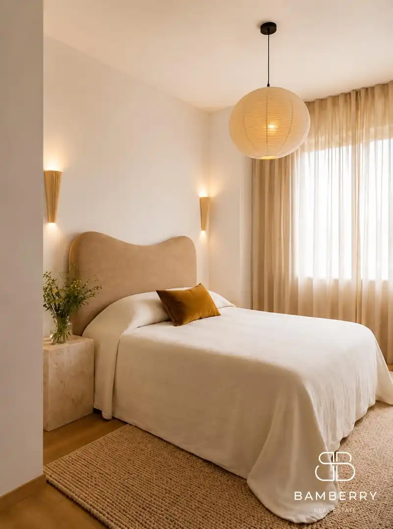 Bedroom of Flat for sale in Castelldefels  with Parquet flooring and Community pool