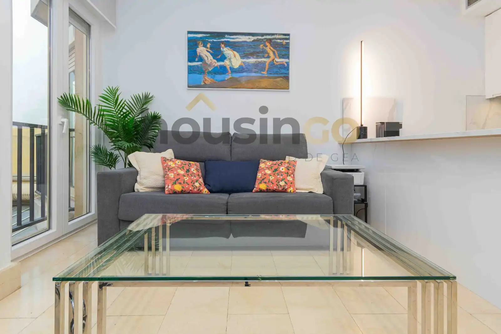 Living room of Study for rent in Madrid  with Heating, Furnished and Washing machine