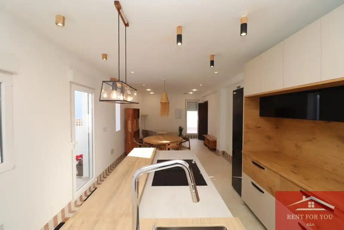 Cocina de Piso de alquiler en Alhaurín El Grande con Aire acondicionado, Terraza y Amueblado