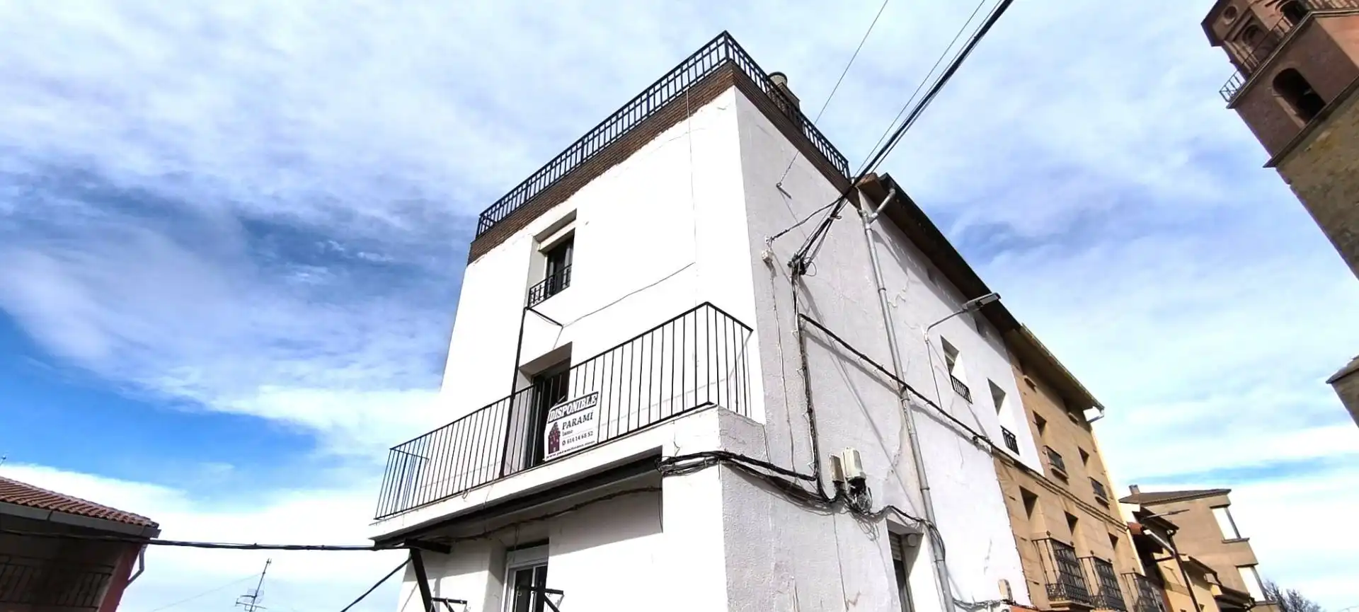 Vista exterior de Casa o chalet en venta en Ausejo con Terraza y Trastero