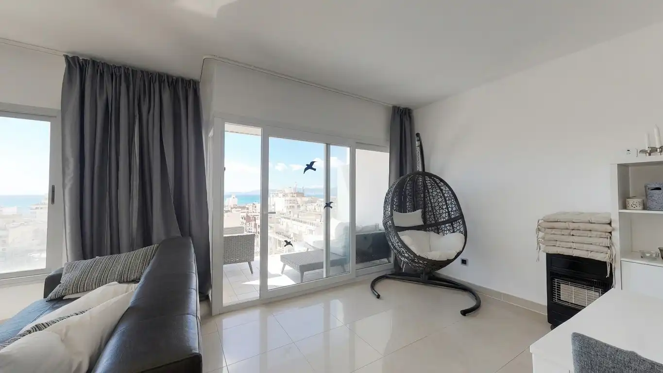 Terrassa de Apartament en venda en  Palma de Mallorca amb Aire condicionat, Traster i Piscina