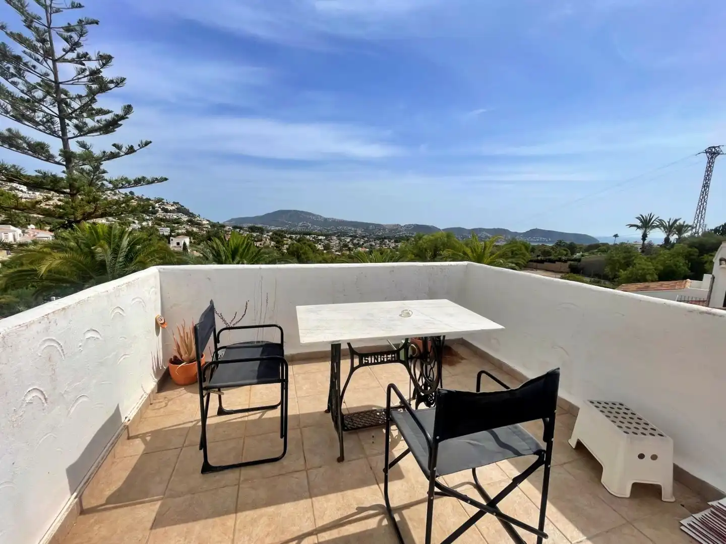 Terrassa de Casa o xalet de lloguer en Moraira amb Calefacció, Terrassa i Piscina