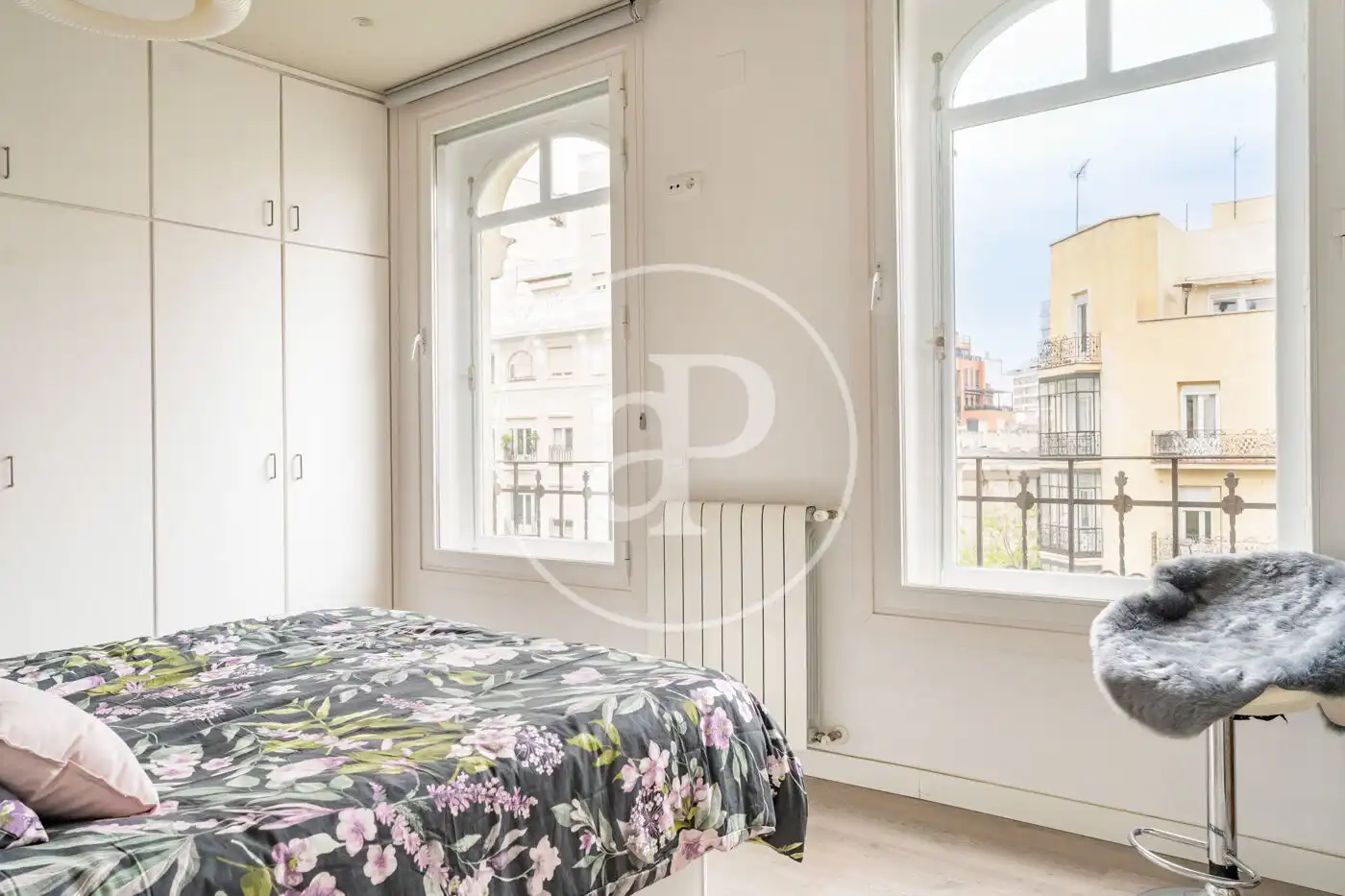 Bedroom of Flat for sale in Madrid  with Air Conditioner, Heating and Furnished