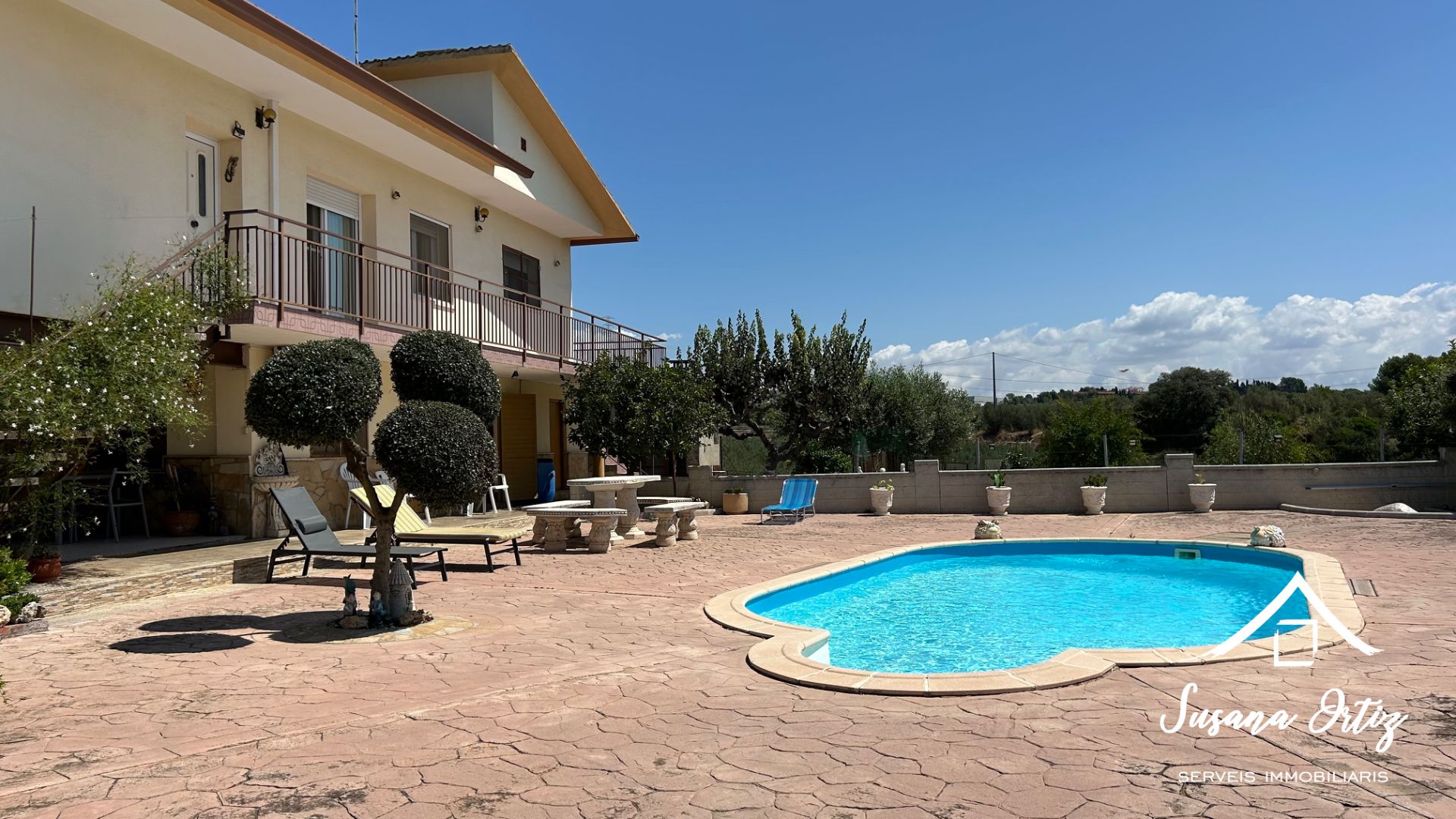Piscina de Casa o xalet en venda en Masquefa amb Aire condicionat, Calefacció i Jardí privat