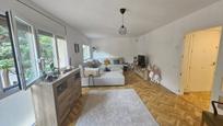 Living room of Flat for sale in Terrassa  with Heating, Parquet flooring and Terrace