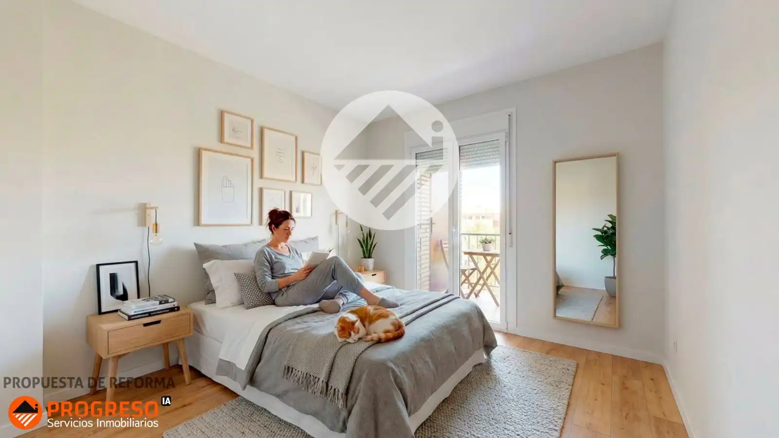 Bedroom of Flat for sale in Madrid  with Terrace, Oven and Balcony