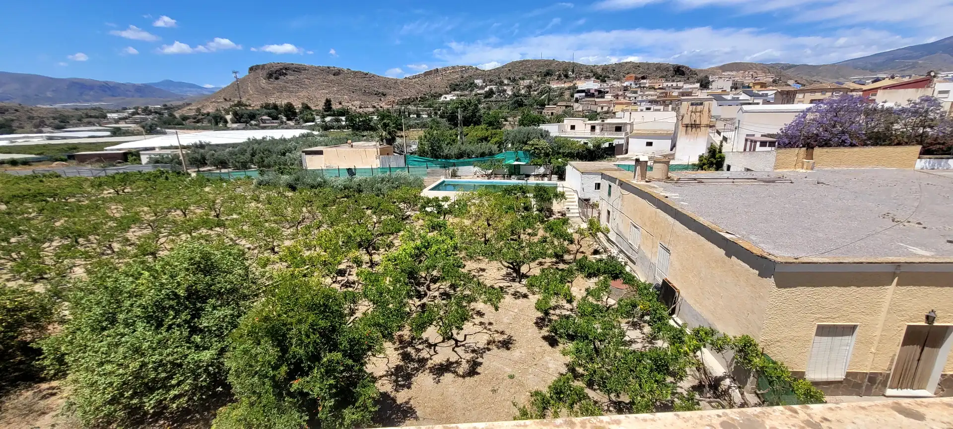 Finca rústica en venta en Berja con Jardín privado, Terraza y Piscina