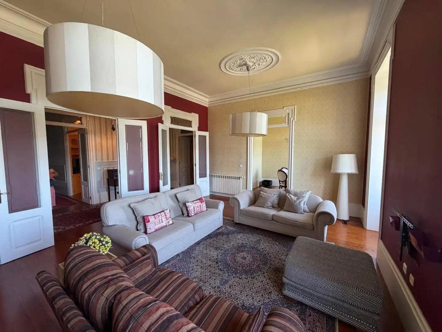 Wohnzimmer von Wohnung zur Miete in Vigo  mit Heizung, Parkett und Möbliert