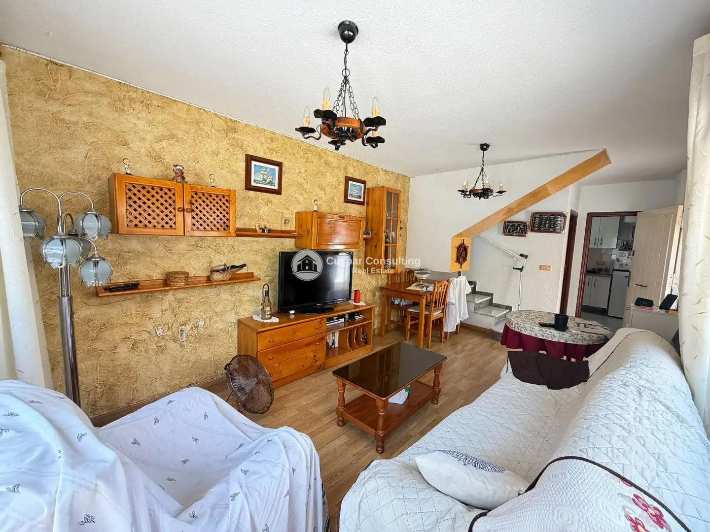 Sala de estar de Dúplex en venta en Los Alcázares con Aire acondicionado, Calefacción y Terraza