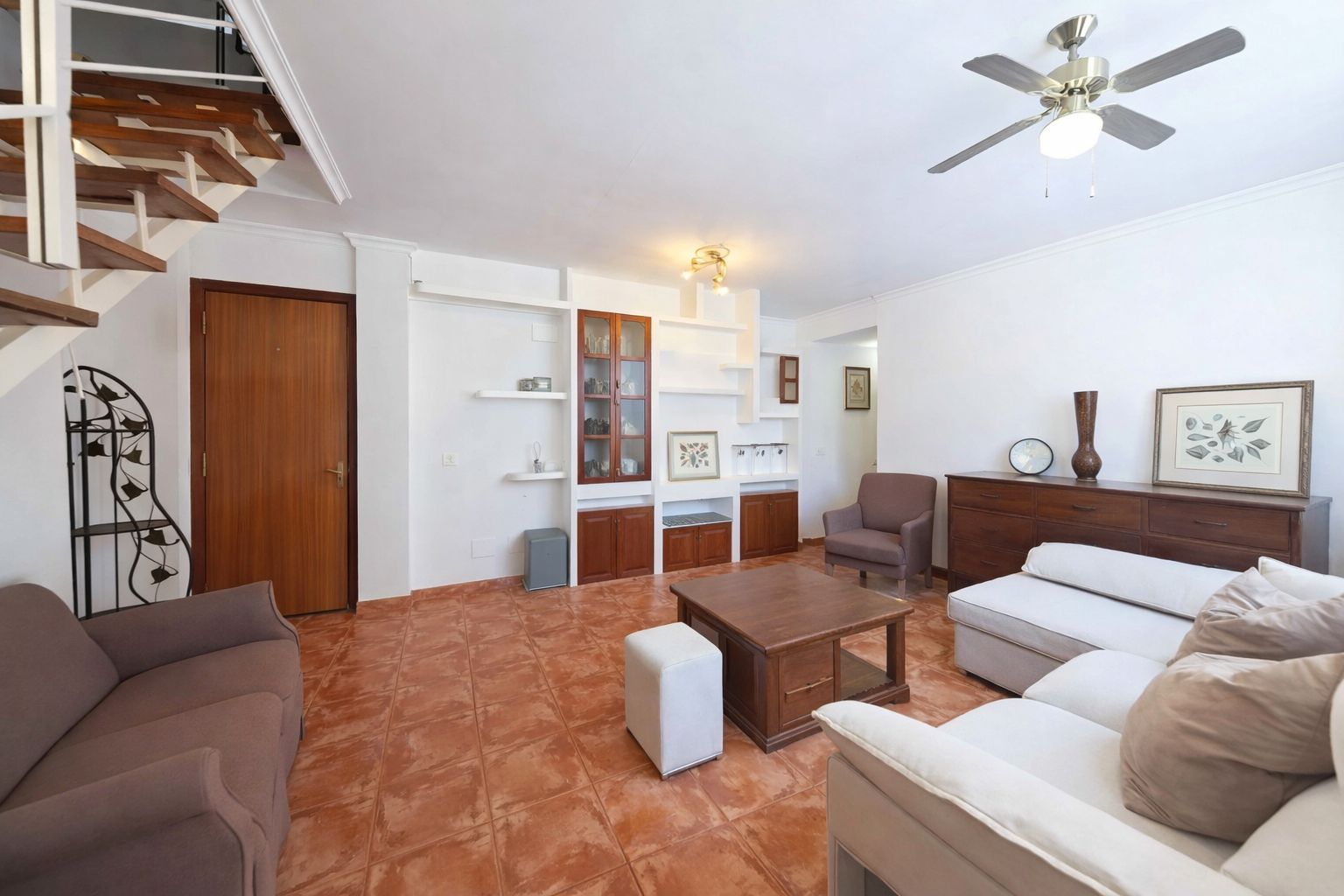 Living room of Duplex for sale in Granadilla de Abona  with Terrace, Furnished and Oven