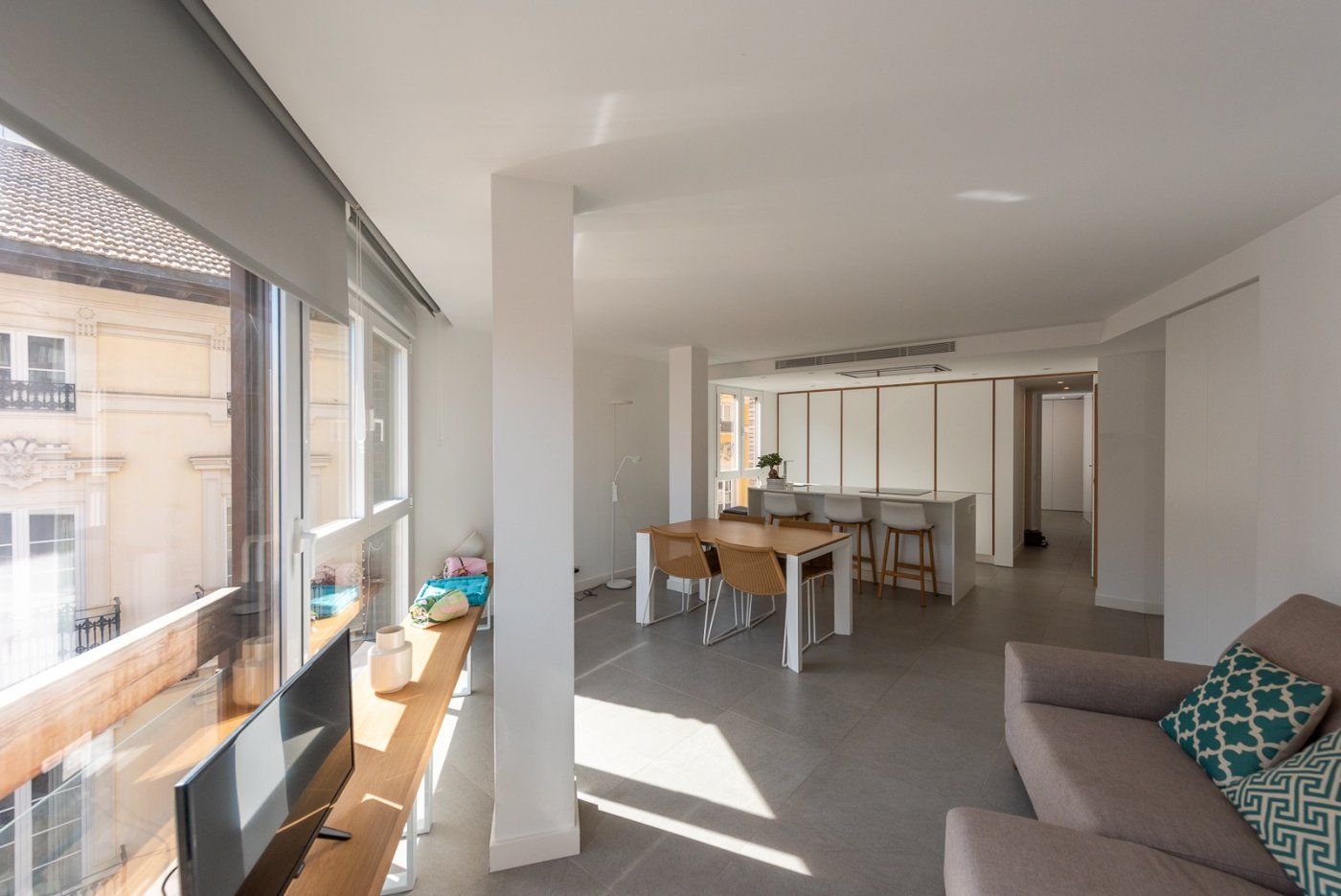 Living room of Flat to rent in Alicante / Alacant  with Air Conditioner and Heating
