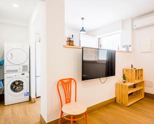 Living room of Apartment to rent in Roquetas de Mar  with Air Conditioner, Heating and Parquet flooring