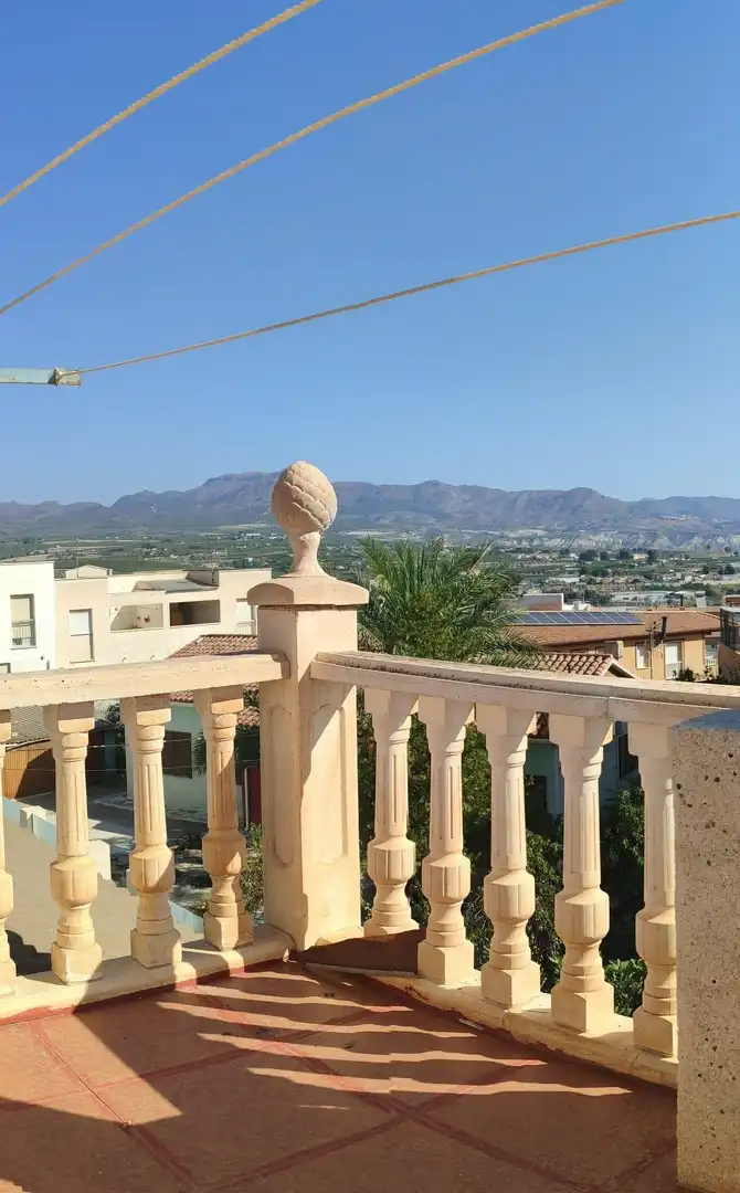 Vista exterior de Casa o chalet en venta en Tíjola con Terraza