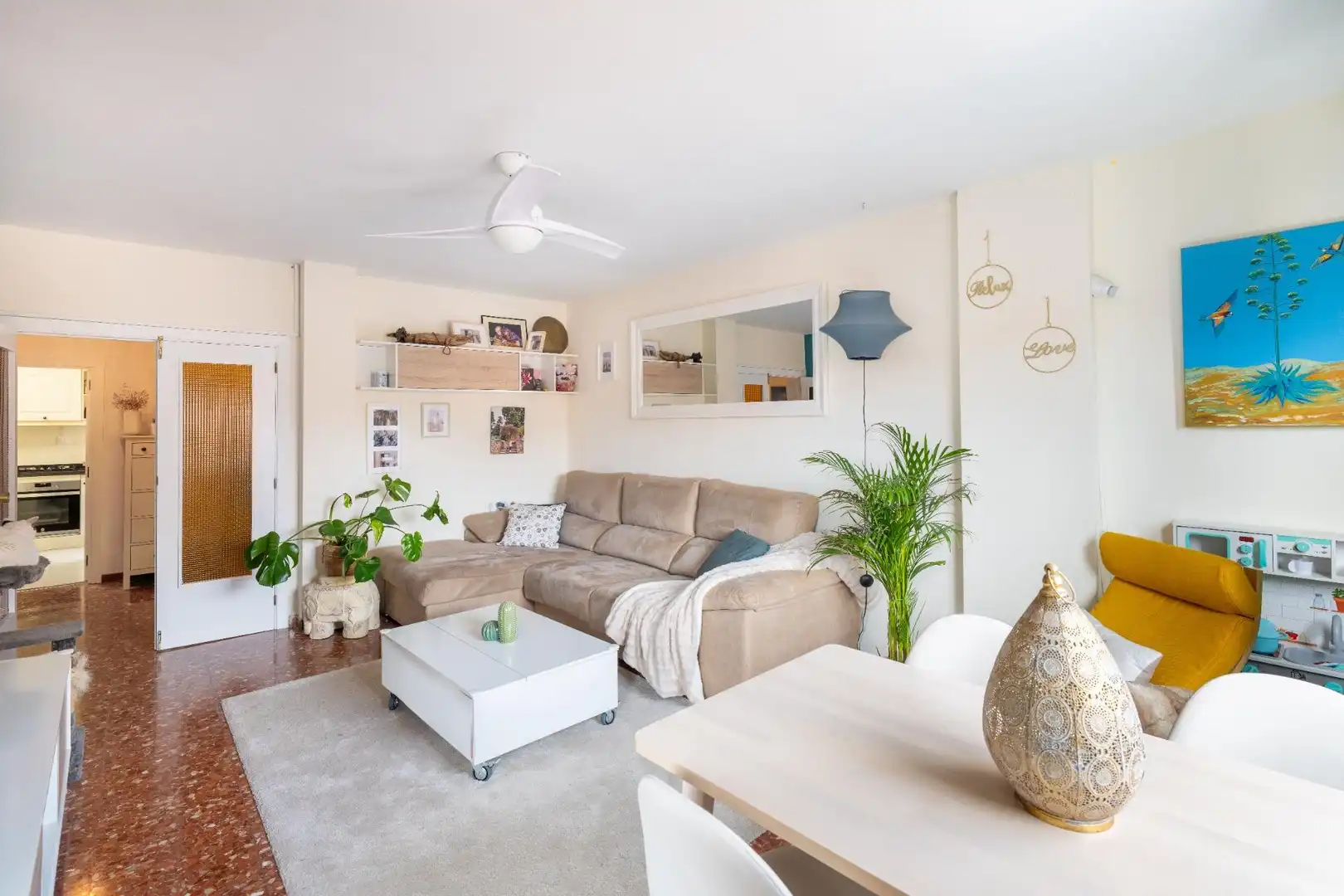Sala de estar de Piso en venta en Almería con Aire acondicionado, Calefacción y Terraza