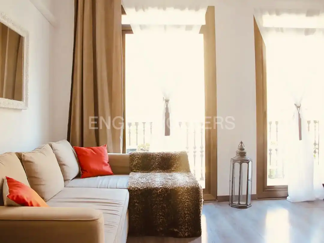 Sala de estar de Piso en venta en Barcelona con Aire acondicionado, Calefacción y Balcón