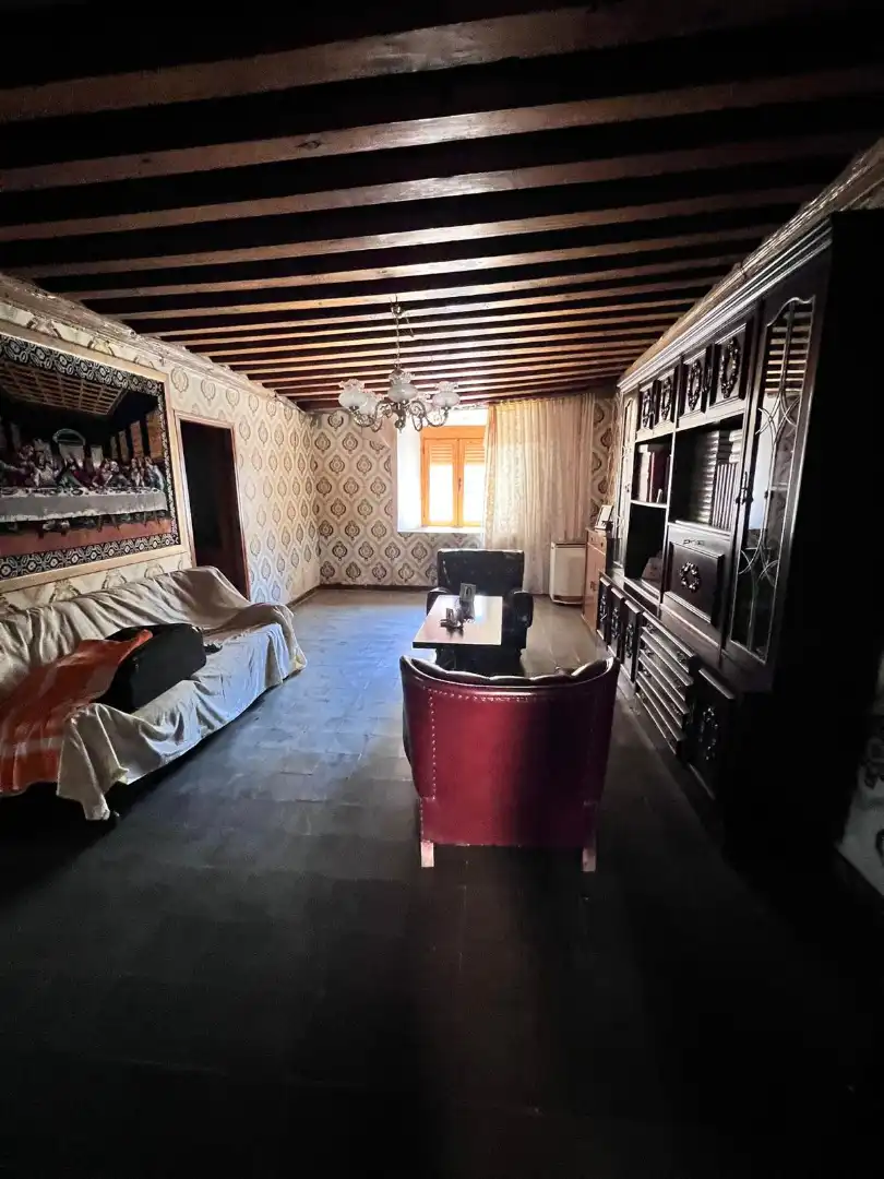 Living room of Houses for sale in Santa María del Cubillo  with Private garden