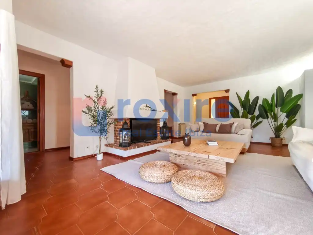 Sala de estar de Casa o chalet de alquiler en Sant Antoni de Portmany con Jardín privado, Terraza y Piscina