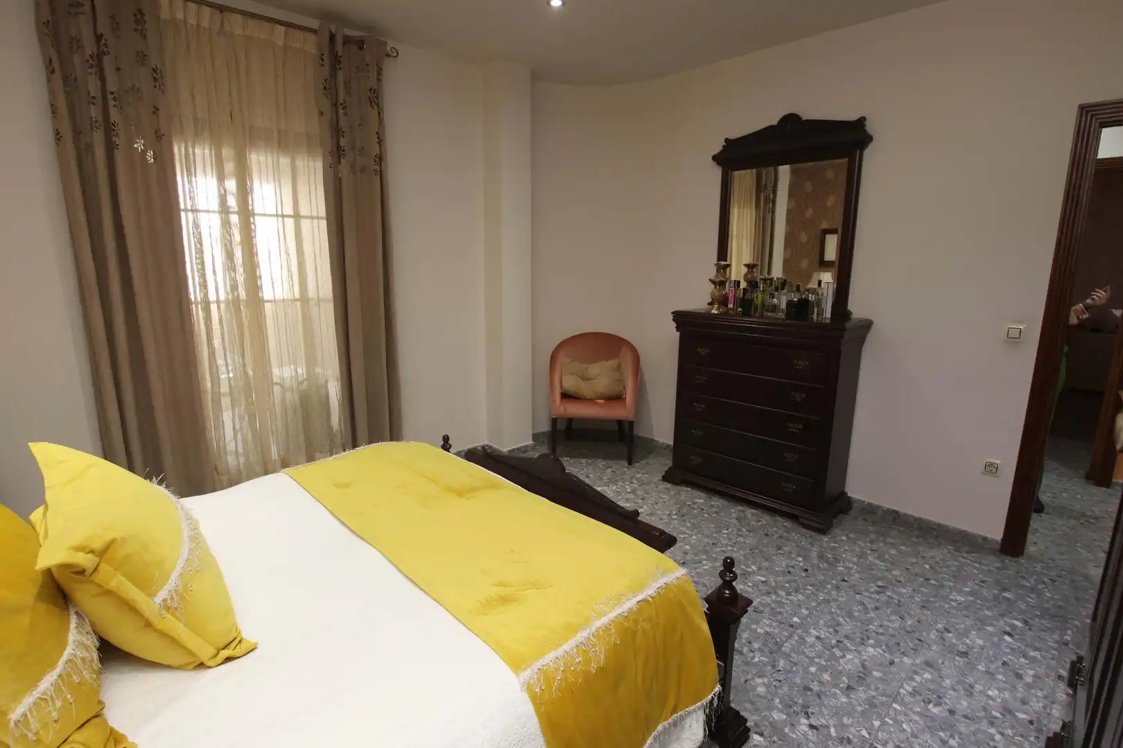 Bedroom of Flat for sale in Montijo  with Air Conditioner, Terrace and Balcony