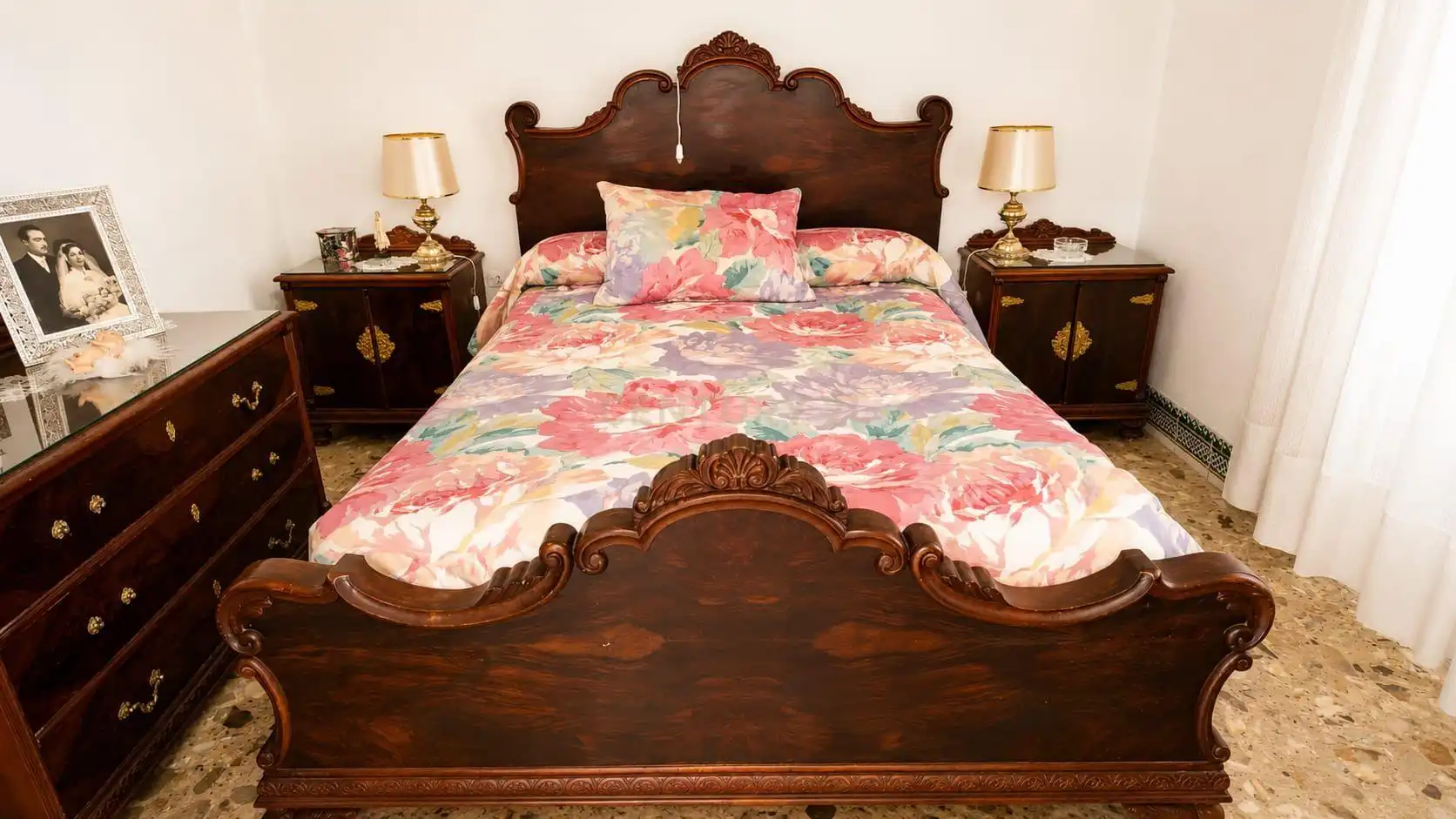 Bedroom of Houses for sale in Granja de Torrehermosa  with Air Conditioner, Storage room and Oven
