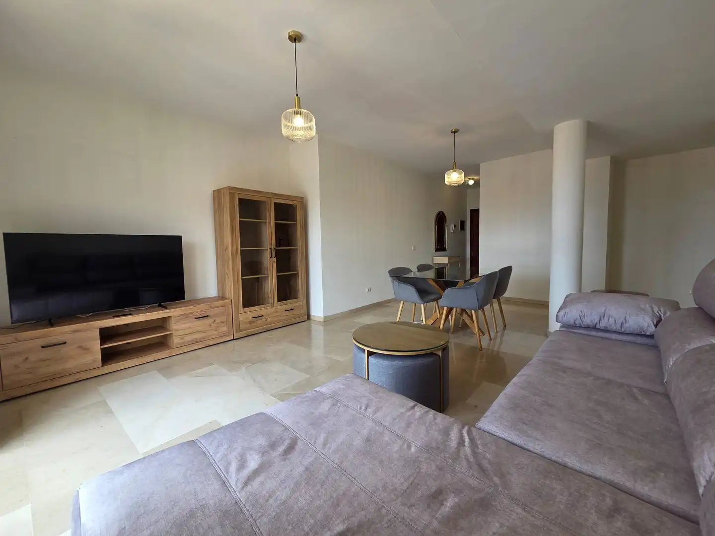 Wohnzimmer von Wohnung zur Miete in Las Palmas de Gran Canaria mit Privatgarten, Abstellraum und Möbliert